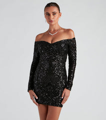 Maddie Off-The-Shoulder Party Dress