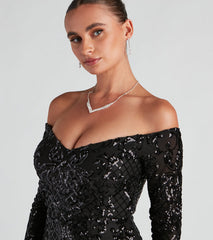 Maddie Off-The-Shoulder Party Dress