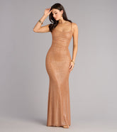 Lindsay Rhinestone Mermaid Formal Dress