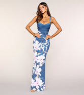 Katie Floral Mermaid Formal Dress