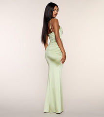 Leia Satin Mermaid Formal Dress