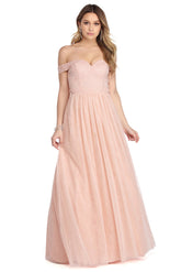 Juliet Off The Shoulder Tulle Dress