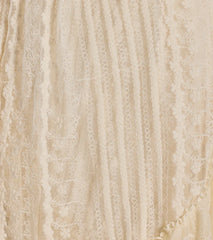Love Of Details V-Neck Lace-Up Skater Dress