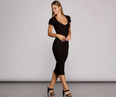 Casual Chic Midi Dress