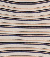 Stylishly Striped Knit Off-The-Shoulder Mini Dress