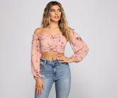 Effortless Style Floral Crop Top
