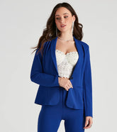 Right Moves Crepe Blazer