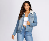Sherpa Lined Denim Jacket
