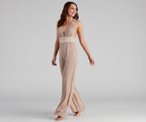 Free Spirit Crochet Waist Jumpsuit