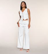 Chic Intentions Woven Trouser Pants