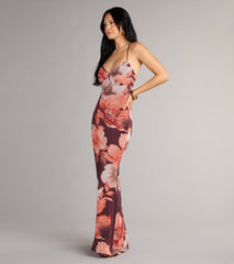 Fall Into Bloom Floral Maxi Dress