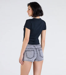Party Girl Crop Graphic Tee