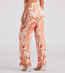 Spring Break Vibes Wide-Leg Pants
