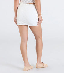 Breezy Vibes Lace Mini Skirt